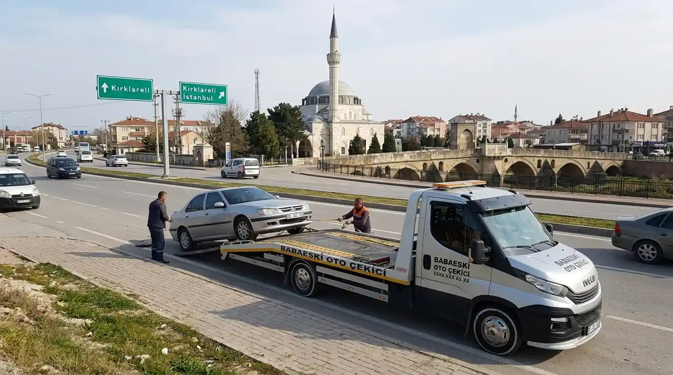 Babaeski oto çekici